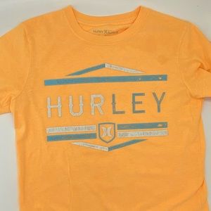 Hurley Boy size Large Short sleeve tee. Bright. Tropical. Beach. Surf. Summer